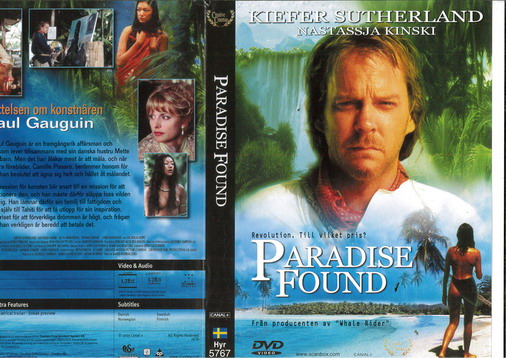 PARADISE FOUND (DVD OMSLAG)