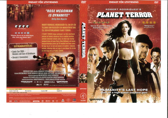 PLANET TERROR (DVD OMSLAG)
