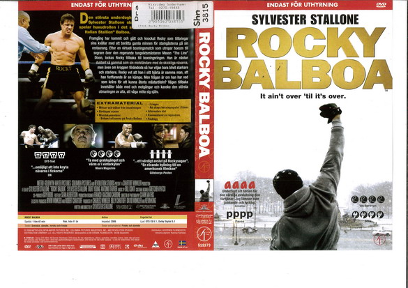 ROCKY BALBOA (DVD OMSLAG)