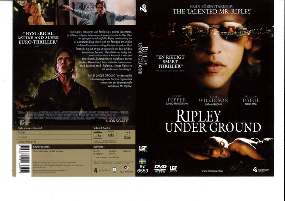 RIPLEY UNDER GROUND (DVD OMSLAG)