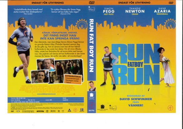 RUN FATBOY RUN (DVD OMSLAG)