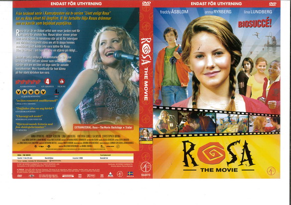 ROSA - THE MOVIE - (DVD OMSLAG)