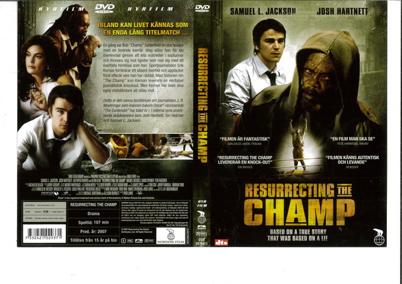 RESURRECTING THE CHAMP (DVD OMSLAG)