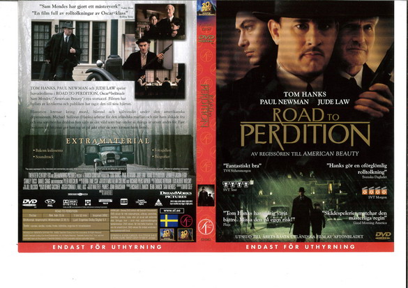 ROAD TO PERDITION (DVD OMSLAG)