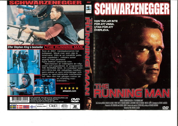 RUNNING MAN (DVD OMSLAG)