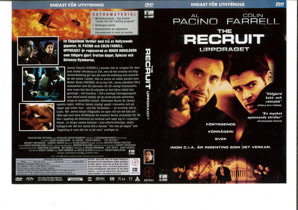 RECRUIT (DVD OMSLAG)