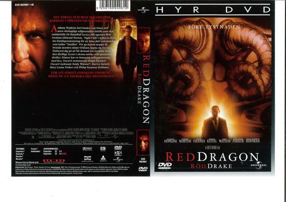 RED DRAGON (DVD OMSLAG)