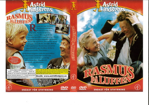 RASMUS PÅ LUFFEN (DVD OMSLAG)