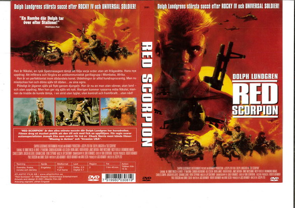 RED SCORPION (DVD OMSLAG)