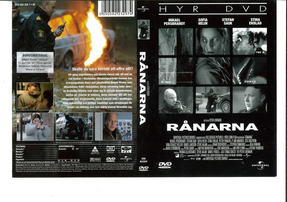 RÅNARNA (DVD OMSLAG)