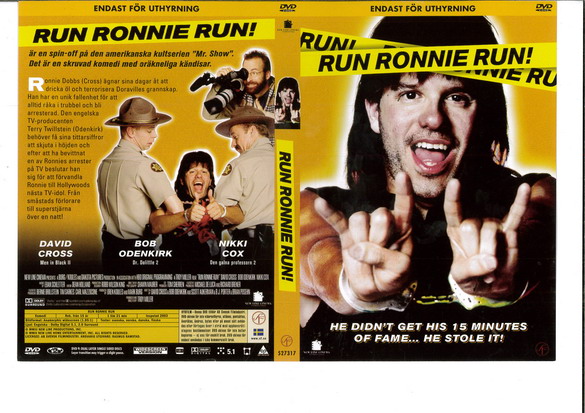 RUN RONNIE RUN (DVD OMSLAG)