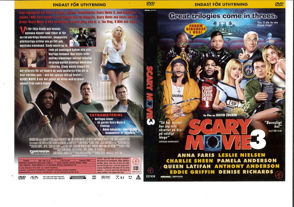 SCARY MOVIE 3 (DVD OMSLAG)