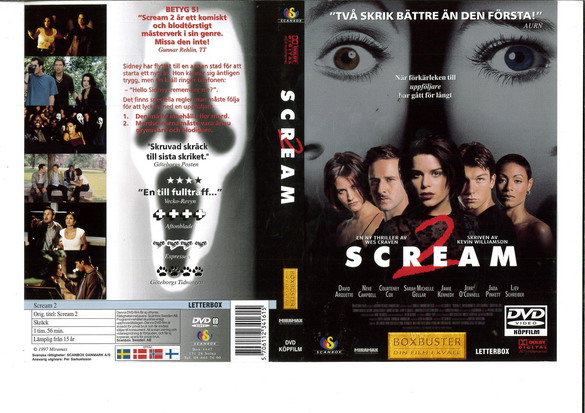 SCREAM 2 (DVD OMSLAG)