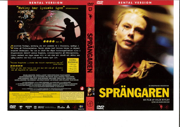 SPRÄNGAREN (DVD OMSLAG)