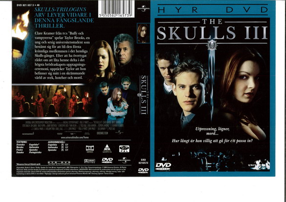 SKULLS 3 (DVD OMSLAG)