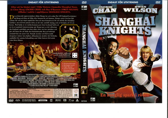 SHANGHAI KNIGHTS (DVD OMSLAG)