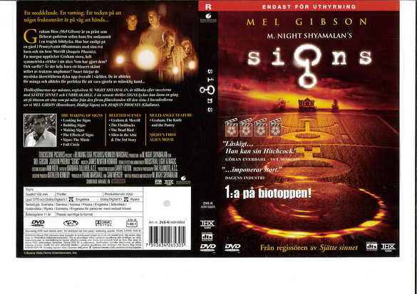 SIGNS (DVD OMSLAG)