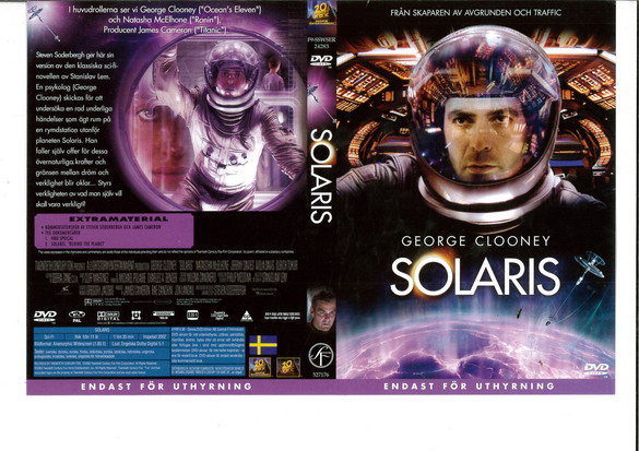 SOLARIS (DVD OMSLAG)