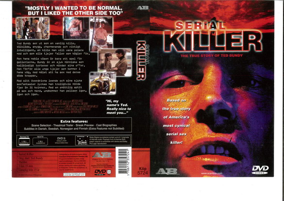 SERIAL KILLER (DVD OMSLAG)