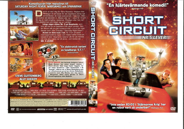 SHORT CURCUIT: NR.5 LEVER (DVD OMSLAG)