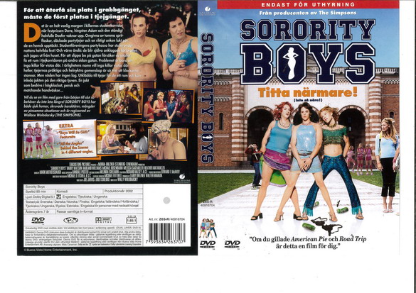 SORORITY BOYS (DVD OMSLAG)