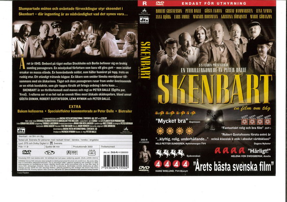 SKENBART: EN FILM OM TÅG (DVD OMSLAG)