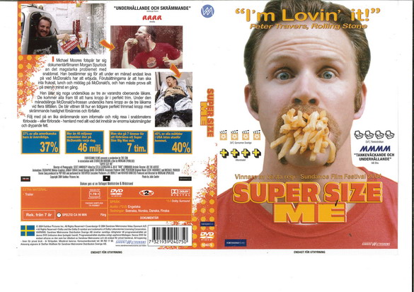 SUPER SIZE ME (DVD OMSLAG)