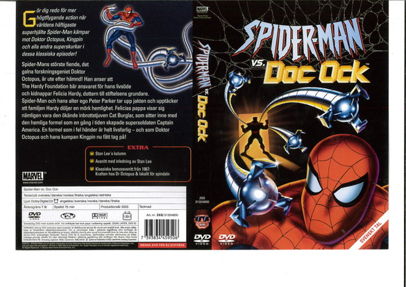 SPIDER-MAN VS. DOC OCK (DVD OMSLAG)