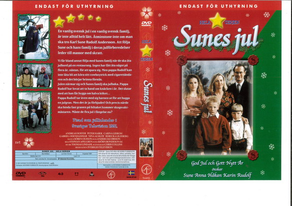 SUNES JUL (DVD OMSLAG)