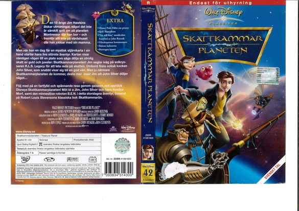 SKATTKAMMARPLANETEN (DVD OMSLAG)