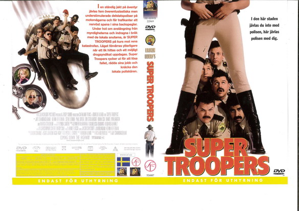 SUPER TROOPERS (DVD OMSLAG)