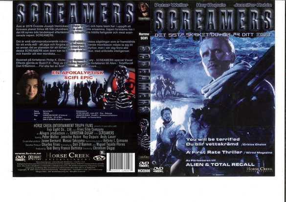 SCREAMERS (DVD OMSLAG)