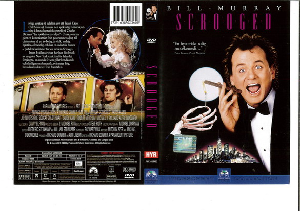 SCROOGED (DVD OMSLAG)