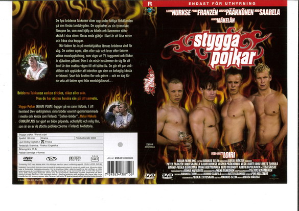 STYGGA POJKAR (DVD OMSLAG)