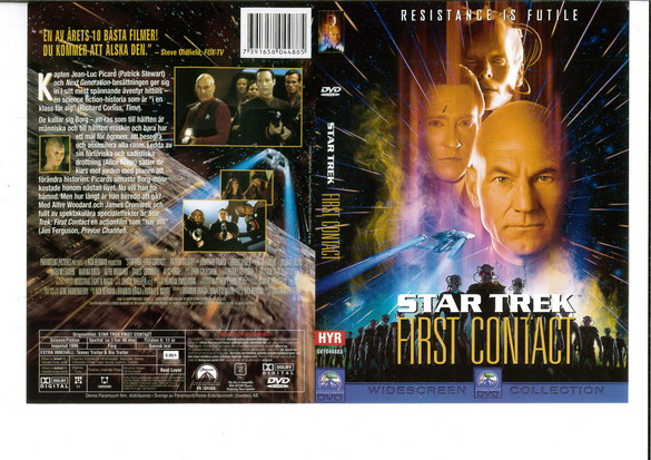 STAR TREK: FIRST CONTACT (DVD OMSLAG)