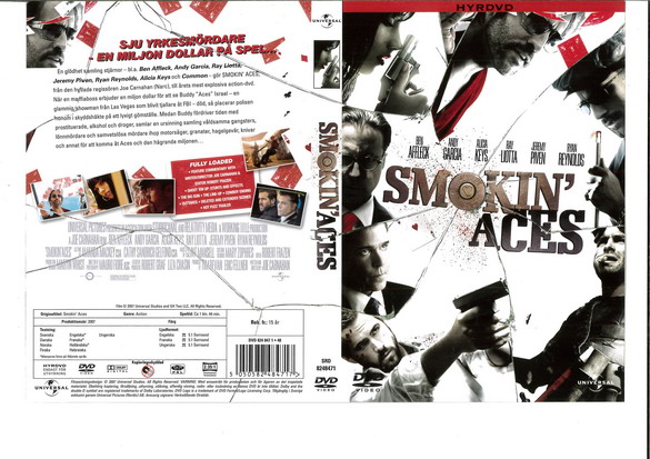 SMOKIN\' ACES (DVD OMSLAG)