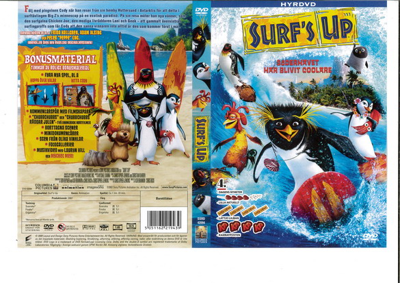 SURF\'S UP (DVD OMSLAG)