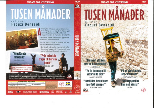 TUSEN MÅNADER (DVD OMSLAG)