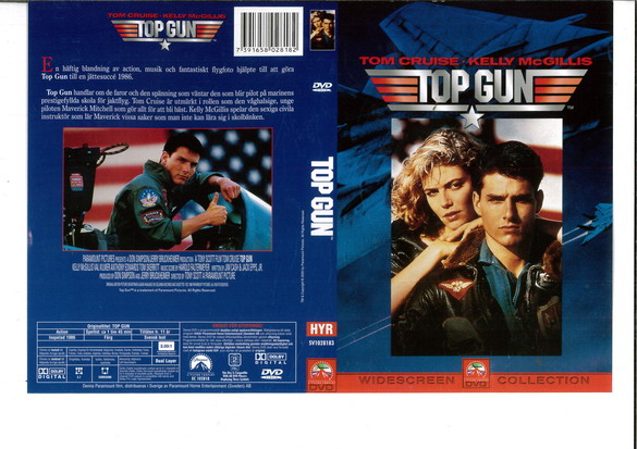 TOP GUN (DVD OMSLAG)