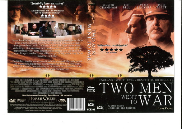 TWO MEN WENT TO WAR (DVD OMSLAG)