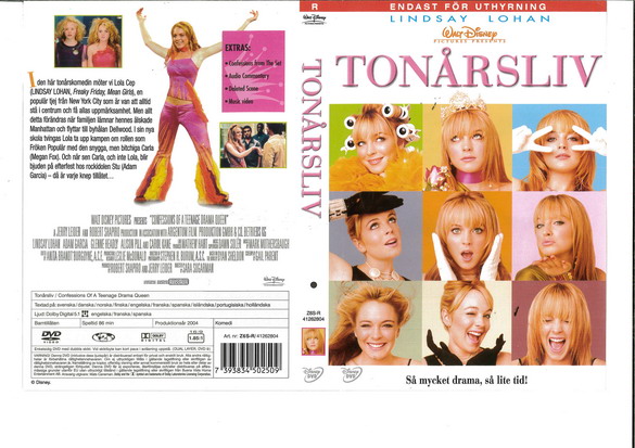 TONÅRSLIV (DVD OMSLAG)