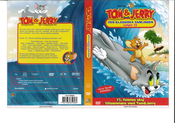 TOM & JERRY: DEN KLASSISKA SAMLINGEN VOL. 12 (DVD OMSLAG)