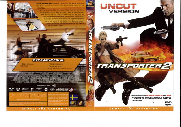 TRANSPORTER 2 (DVD OMSLAG)