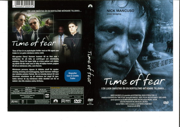 TIME OF FEAR (DVD OMSLAG)