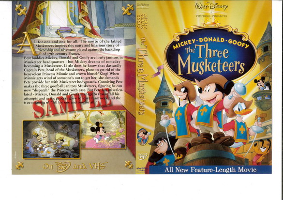 THE THREE MUSKETEERS (DVD OMSLAG) SAMPLE