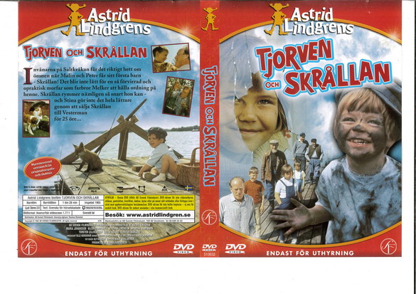 TJORVEN OCH SKRÅLLAN (DVD OMSLAG)