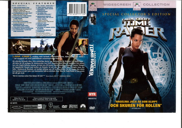 TOMB RAIDER (DVD OMSLAG)