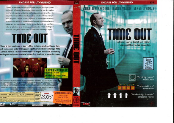TIME OUT (DVD OMSLAG)