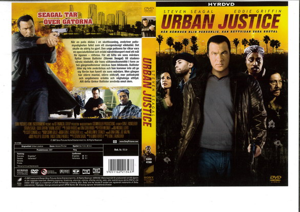 URBAN JUSTICE (DVD OMSLAG)