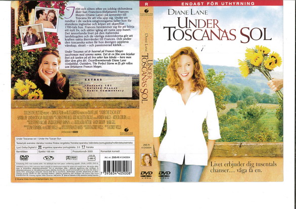 UNDER TOSCANAS SOL (DVD OMSLAG)